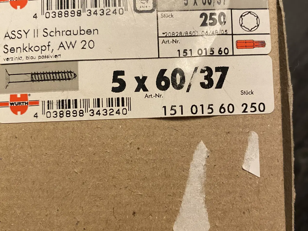 Billede 2 - Glasliste  i hvid 