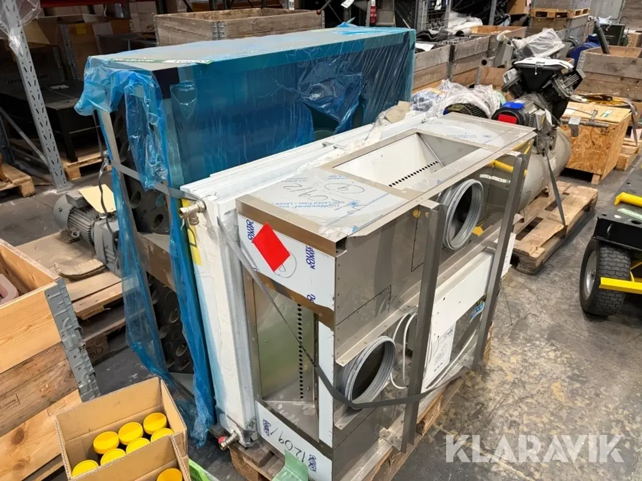 Billede 1 - Industriventilationsanlæg Jeven JSI-R UV Turbo 2800 x 2000 x 330 med varmeflade