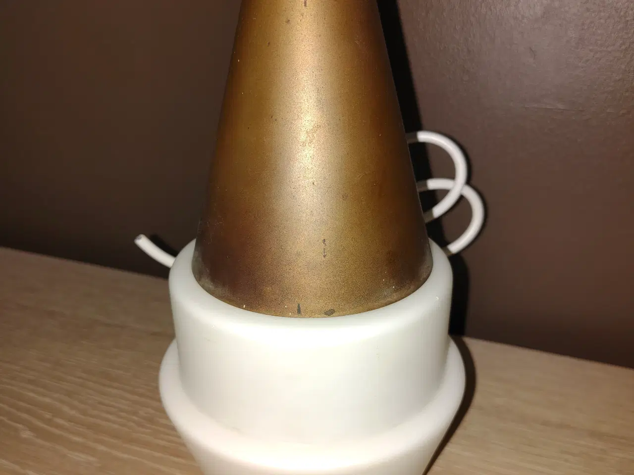 Billede 3 - Flot loftpendel i mat glas