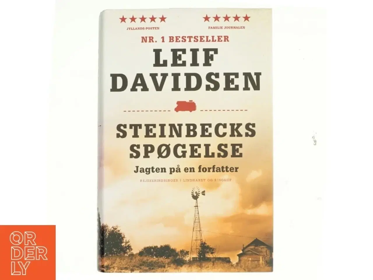 Billede 1 - Steinbecks spøgelse : jagten på en forfatter : rejseerindringer af Leif Davidsen (Bog)