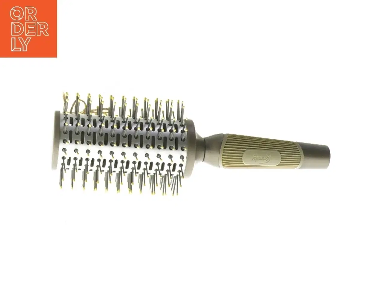 Billede 3 - Helt ny rund frisør-hårbørste med håndtag (str. 25 cm)