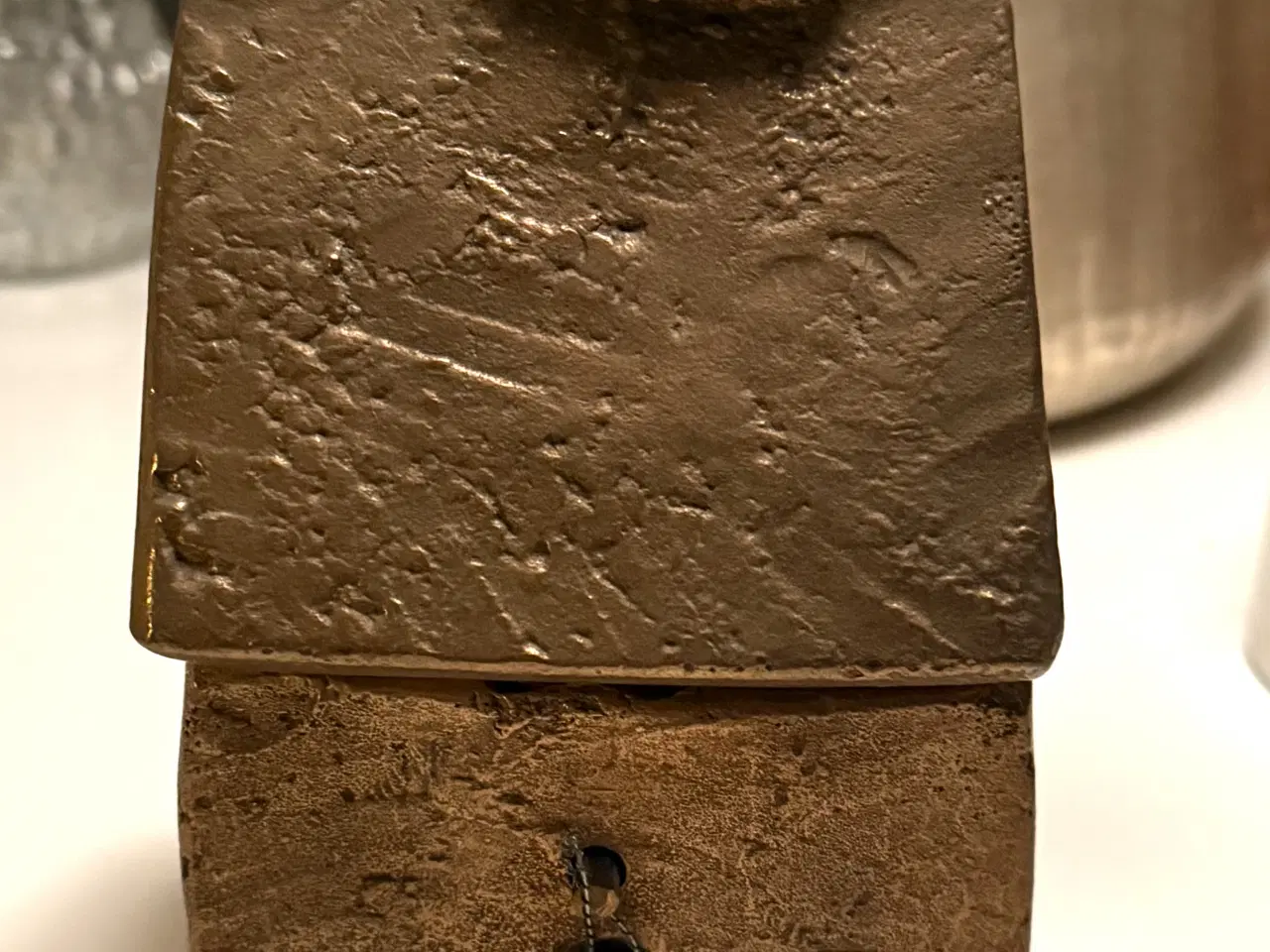 Billede 1 - Erik Heide Bronze fuglehus med plombering 