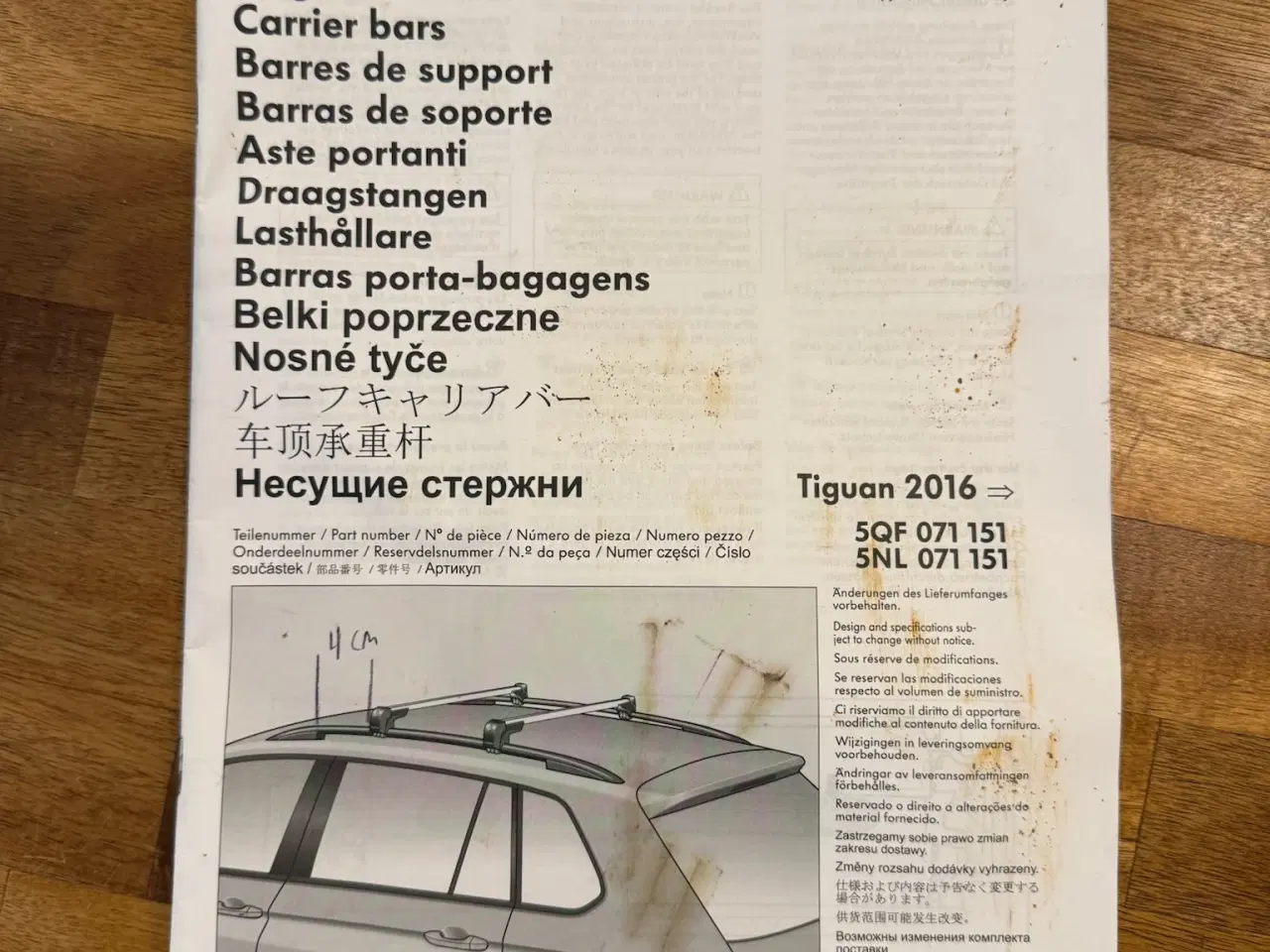 Billede 4 - VW Tiguan tagbøjler 06/2021