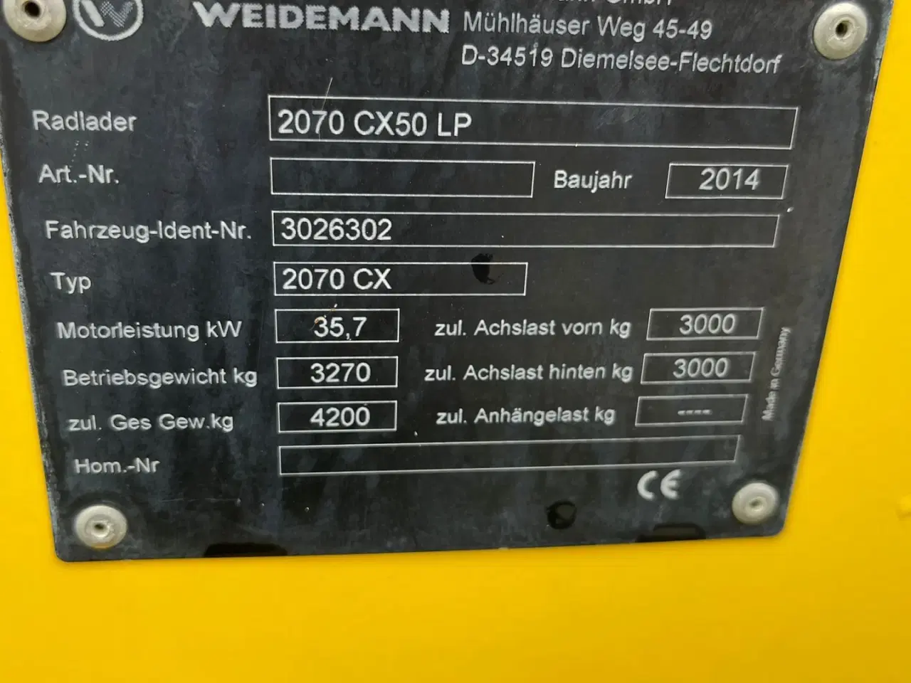 Billede 9 - Weidemann 2070 LP skovl og gafler