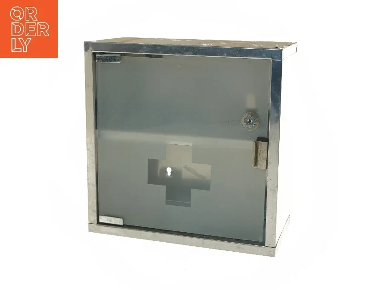 Billede 2 - Førstehjælpsskab i metal (str. 30x15x29,5 cm)