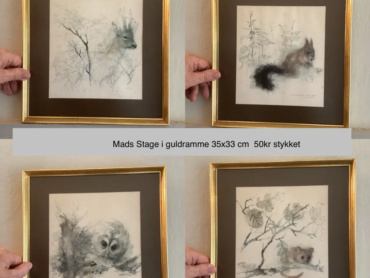 Billede 1 - Mads Stage motiver 4 stk