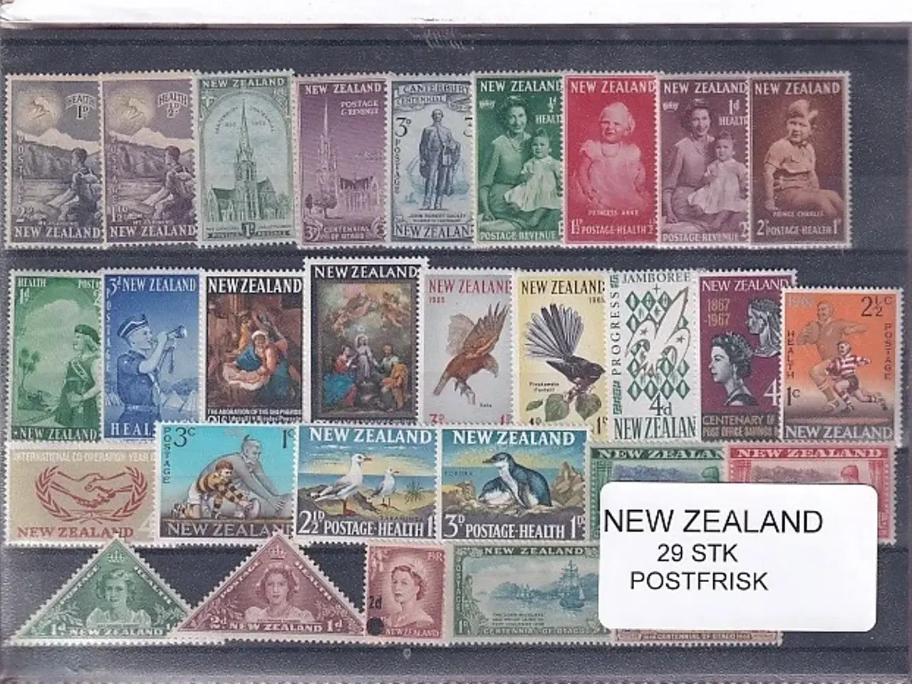 Billede 1 - New Zealand Samling - 29 Stk. Postfrisk