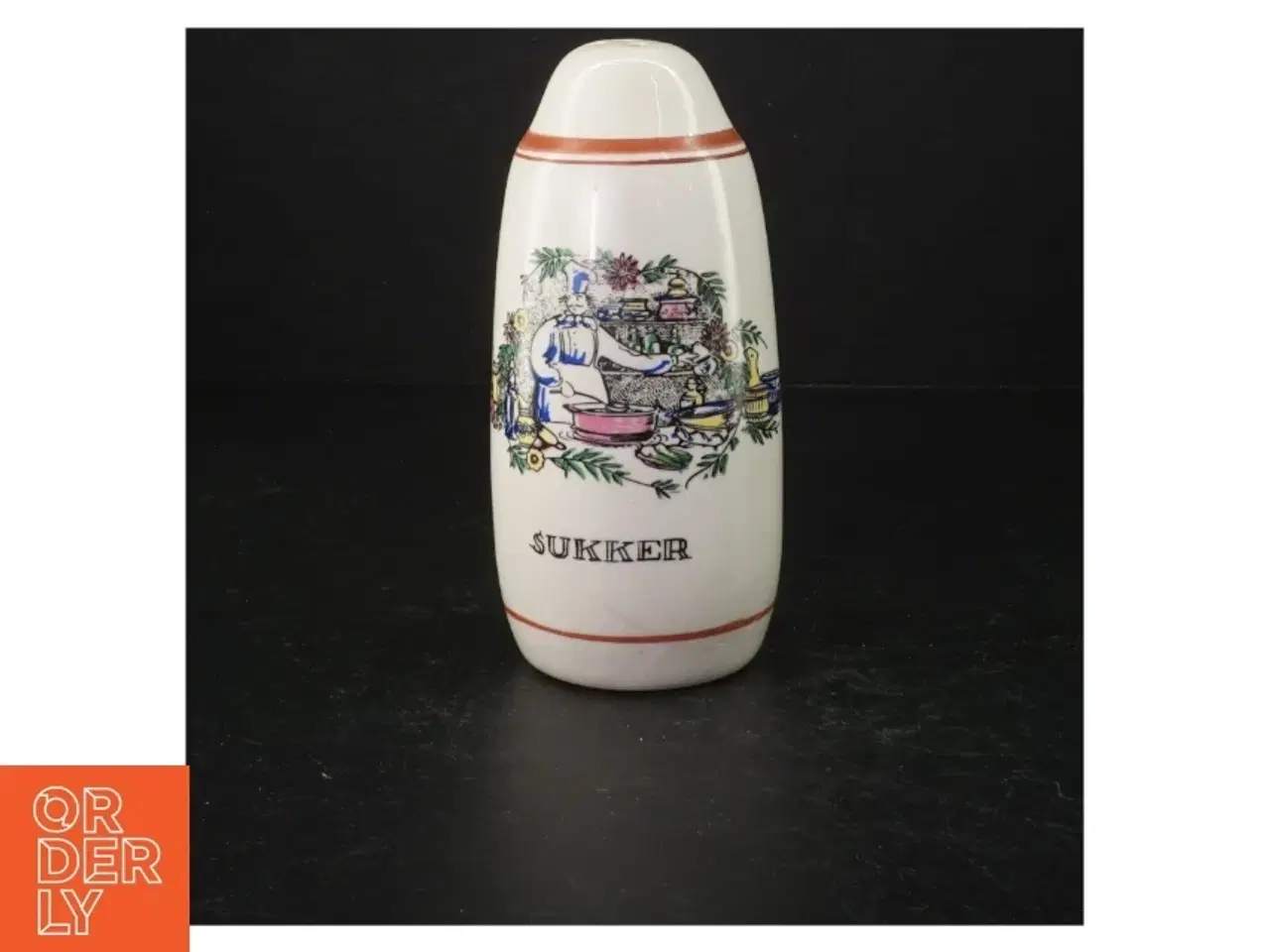 Billede 1 - Porcelæn Sukkerdåse (str. 16 cm)