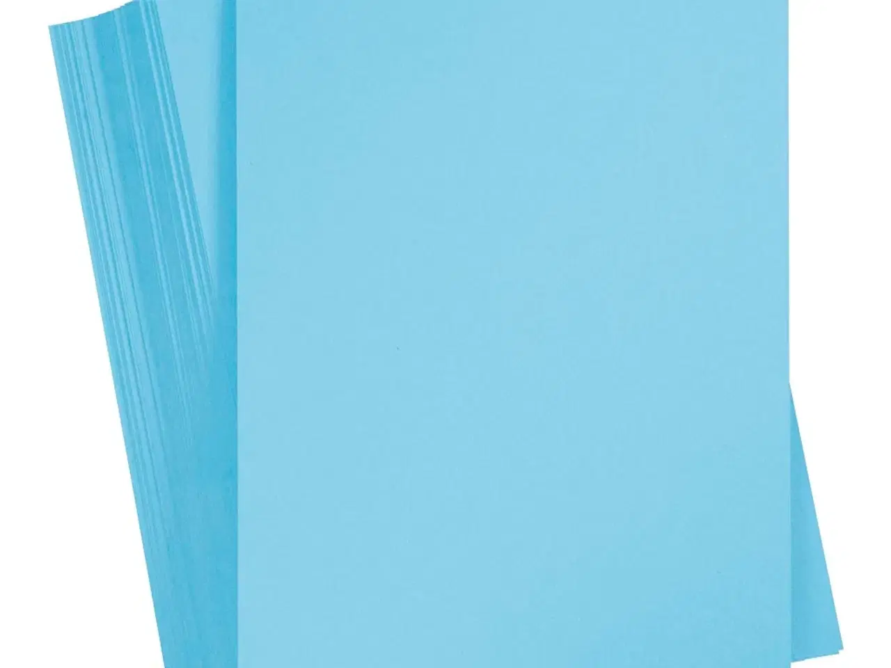 Billede 1 - Lys Blå A4 Karton 180g - 100 Ark til Kreative Projekter