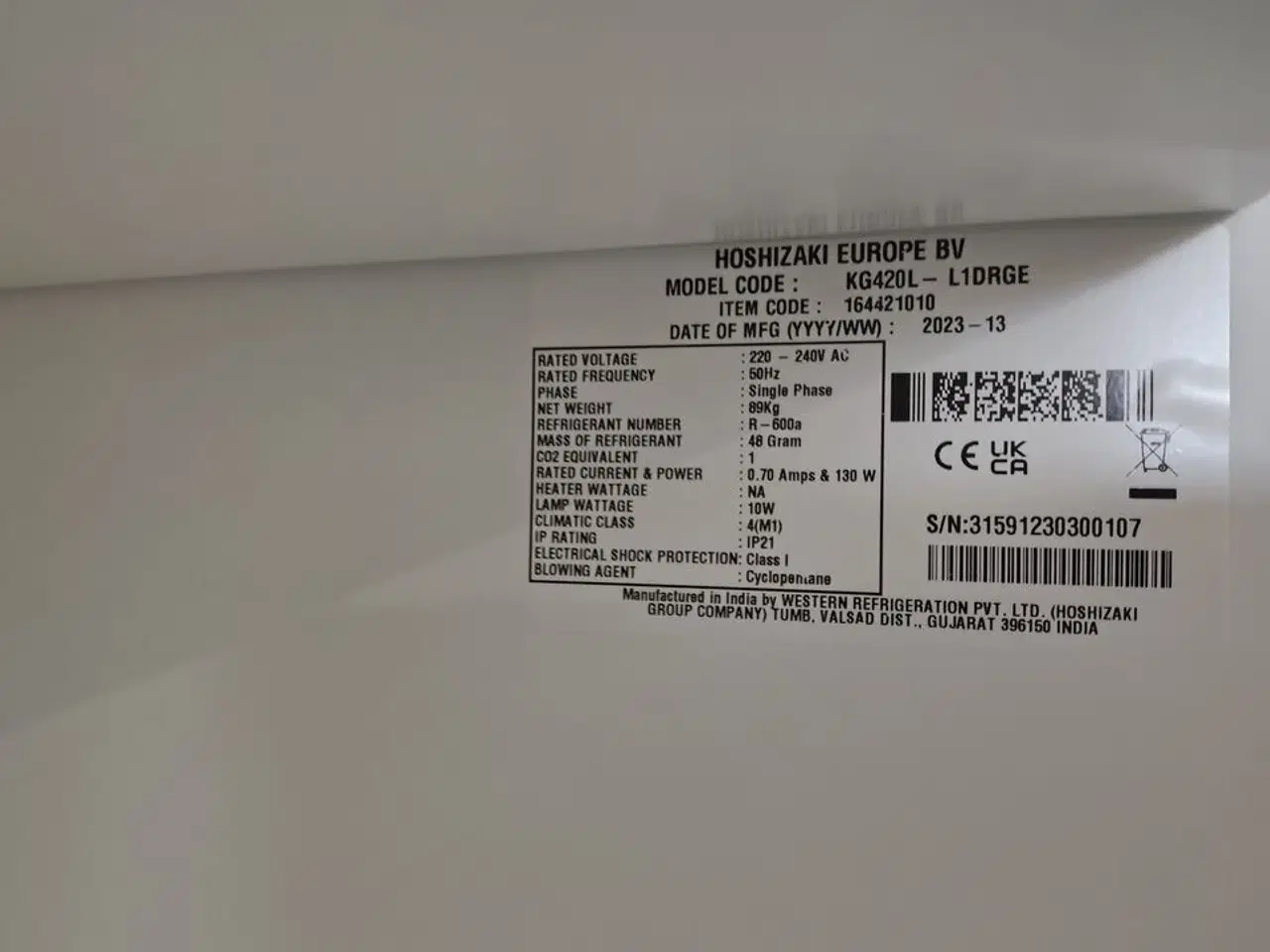 Billede 6 - Displaykøleskab, ubrugt  GRAM