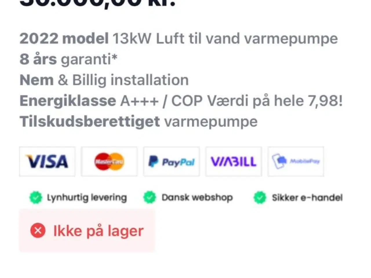 Billede 2 - Varmepumpe valdemar