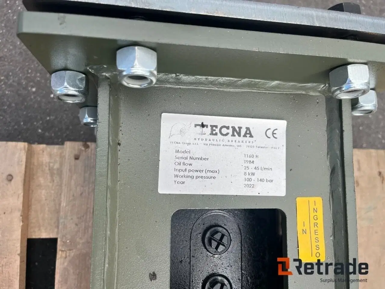 Billede 2 - - - - Knusnings- og sorteringsudstyr TECNA T 160H T 160 H Hydraulik hammer