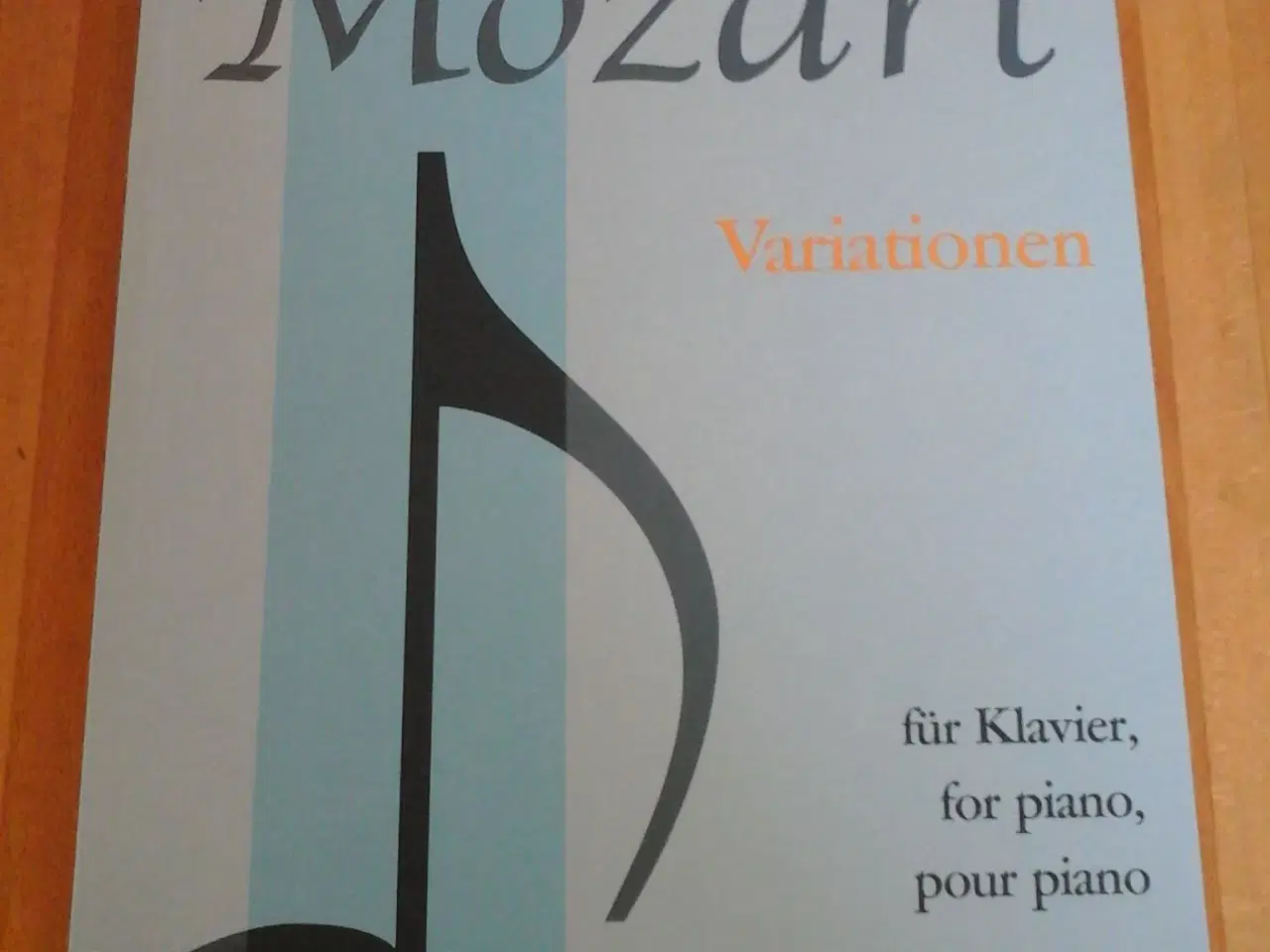 Billede 4 - Mozart 4 nodebøger for klaver og piano