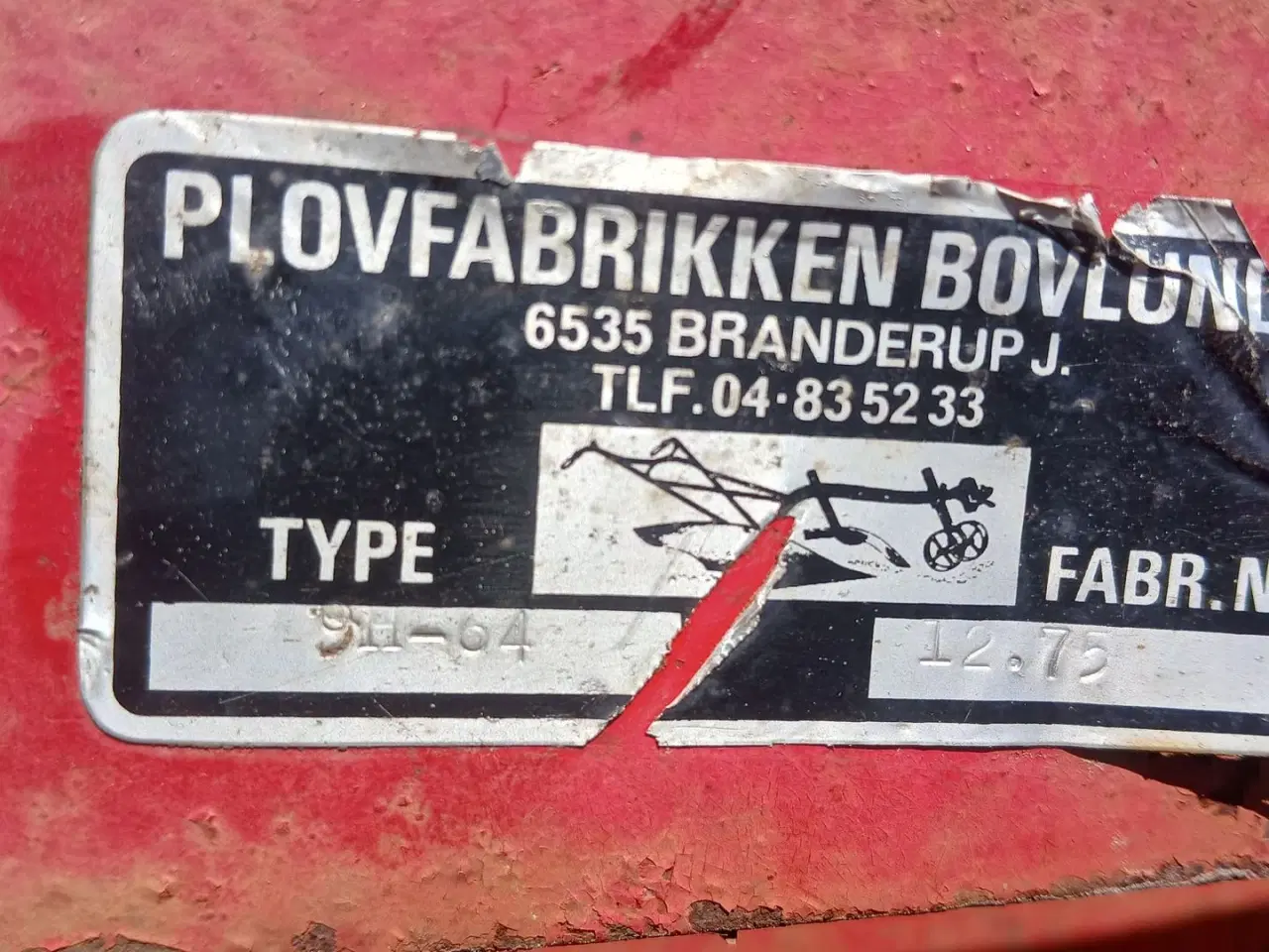 Billede 3 - Bovlund 1 furet 24 reolplov.