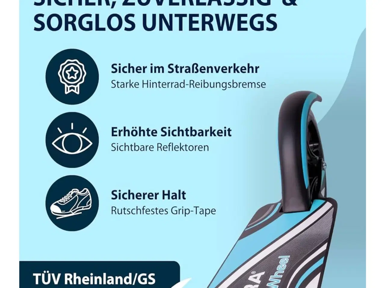 Billede 7 - Hudora løbehjul