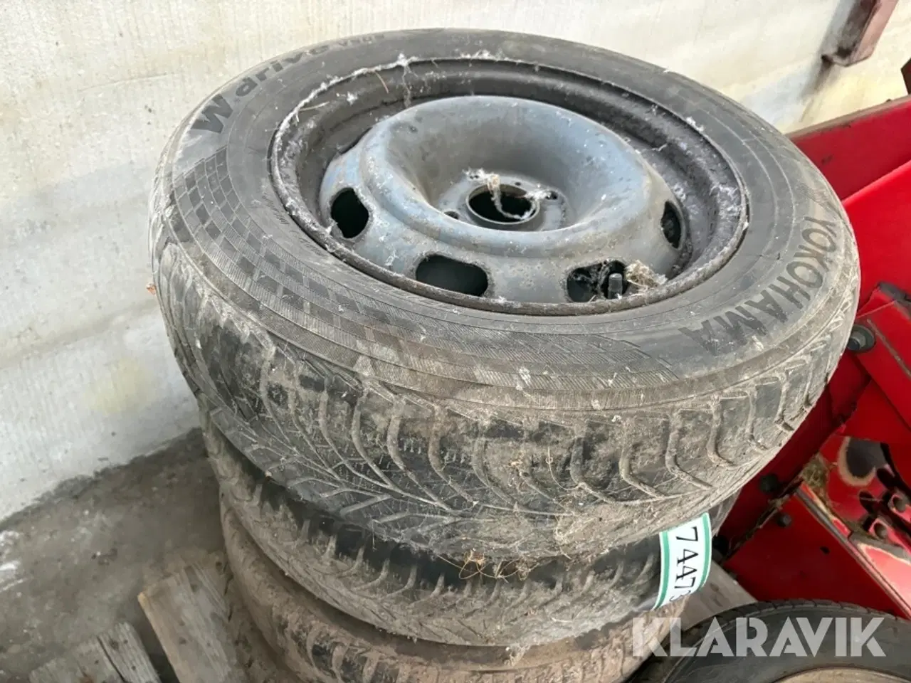 Billede 5 - Dæk med fælg - 6 styks