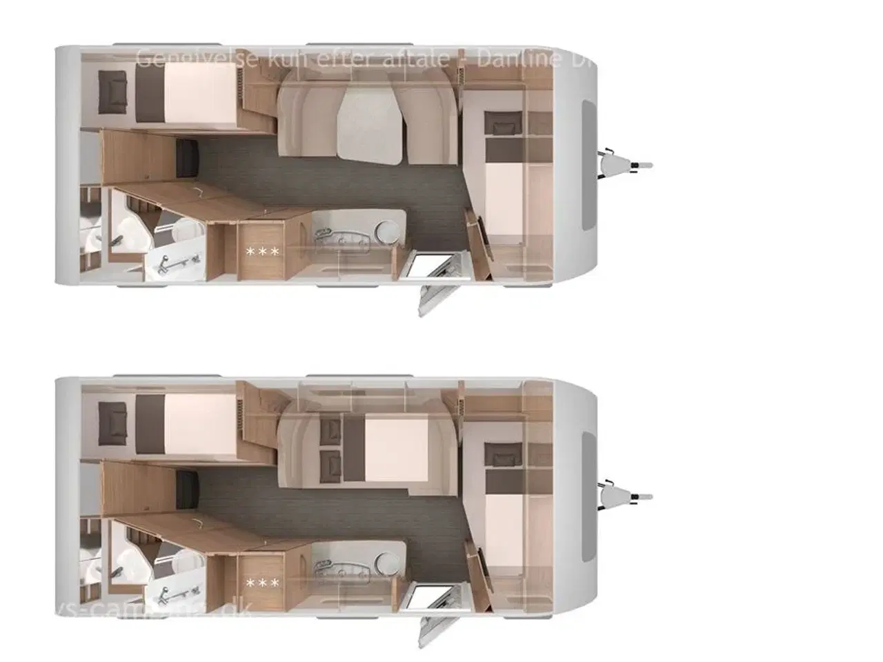 Billede 10 - 2021 - Knaus Südwind 580 QS   ATTRAKTIV KØJEVOGN MED AIRCONDITION OG HYDRAULISKE STØTTEBEN