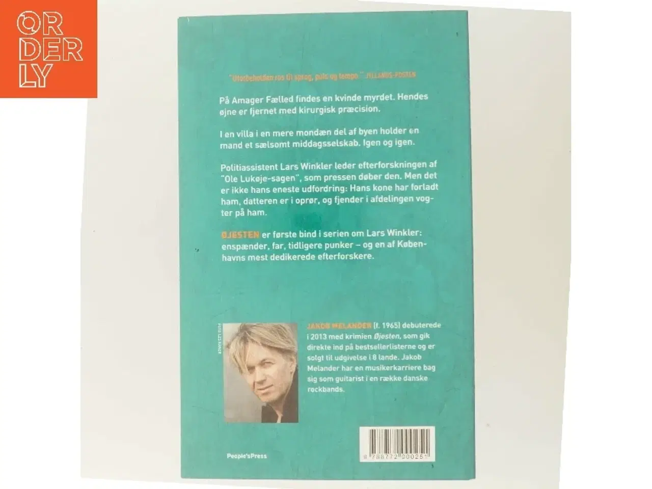 Billede 3 - Øjesten : kriminalroman af Jakob Melander (Bog)