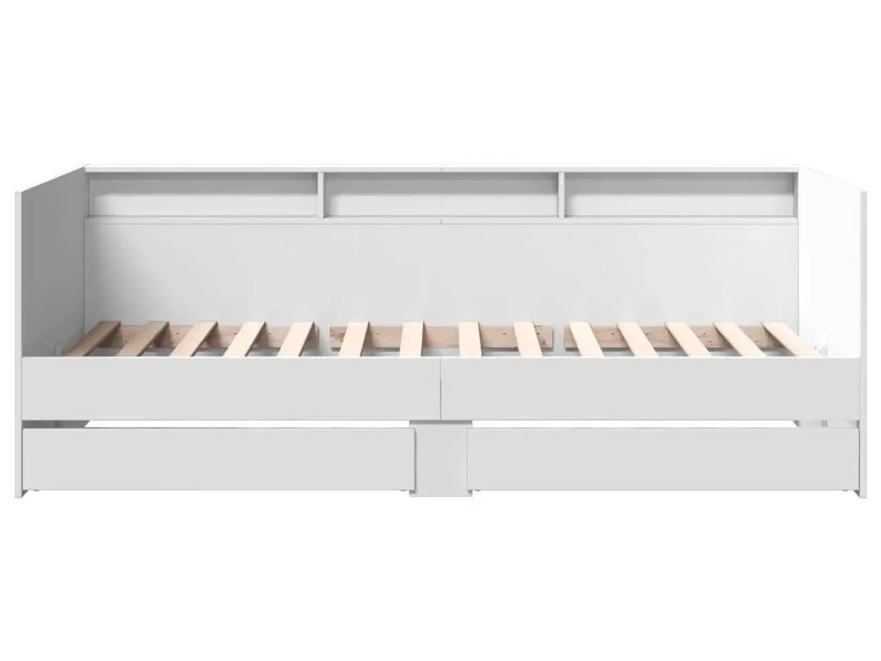Billede 4 - Daybed med skuffer uden madras 90x200 cm hvid