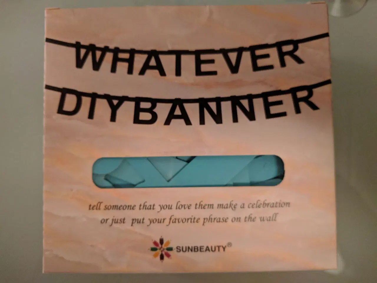 Billede 4 - Bogstavsbanner Multifarvet 