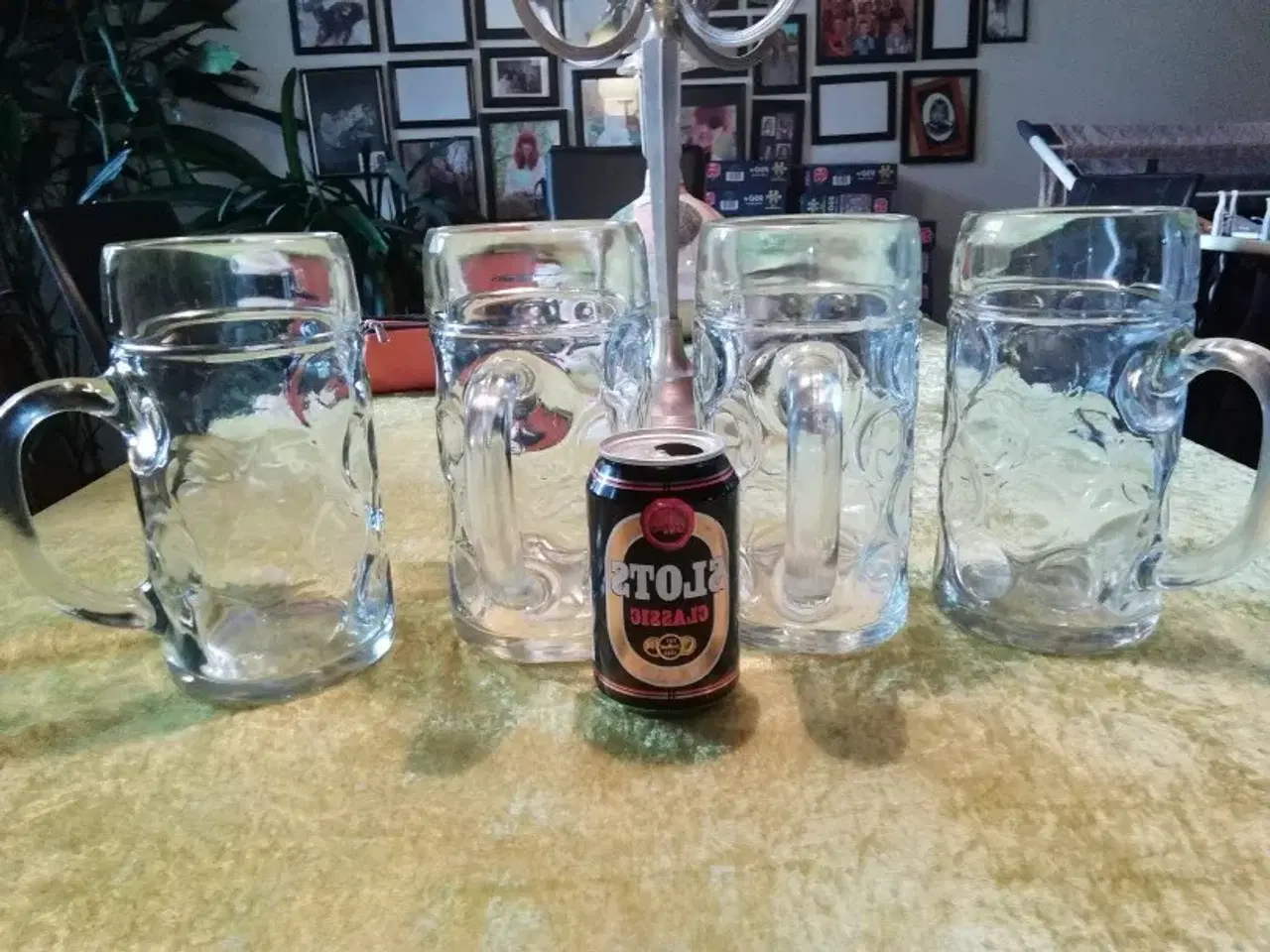 Billede 8 - bar spejl , bord optrækker , bar klokke , ølglas  