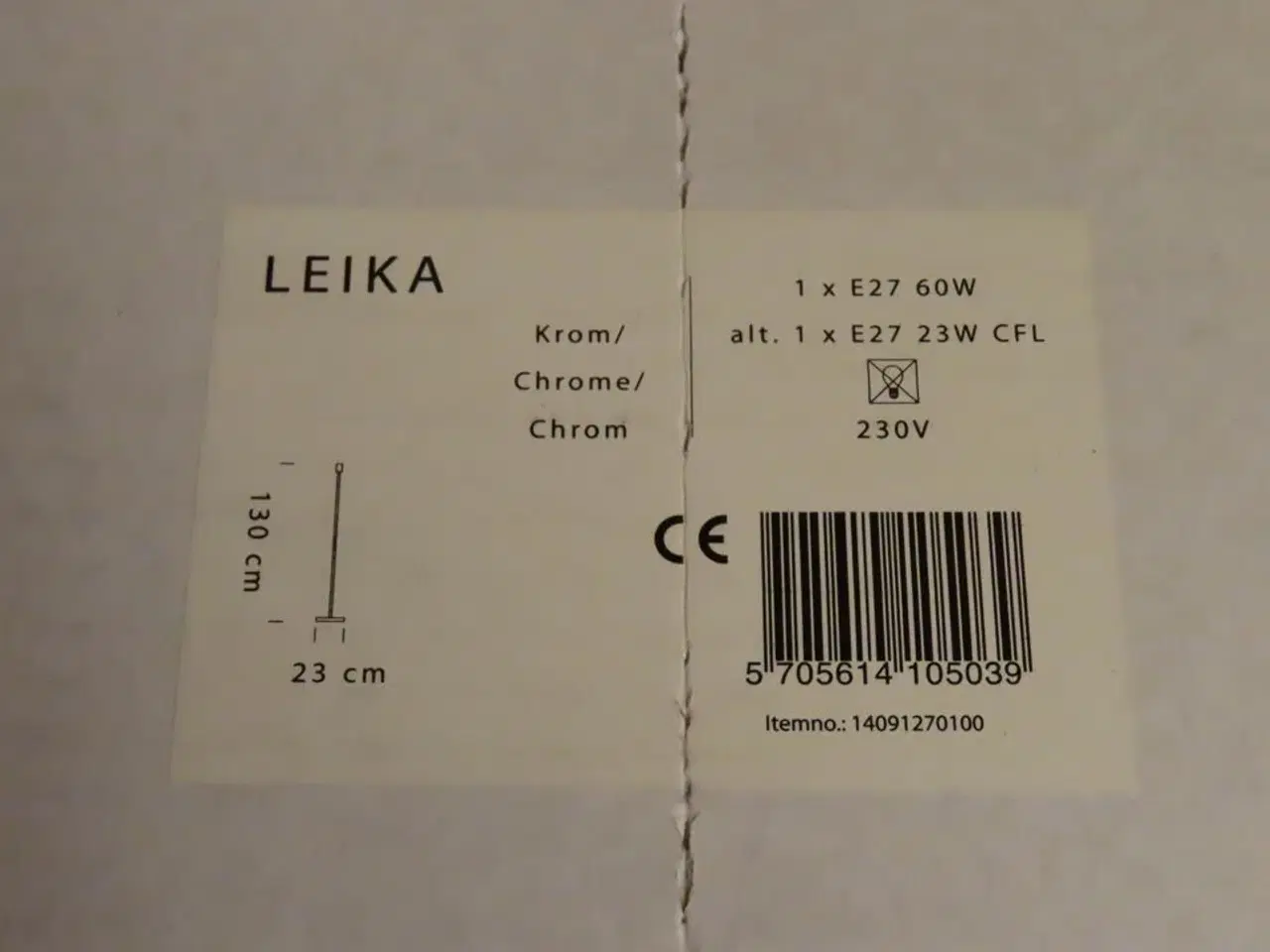 Billede 2 - Gulvlampefod LEIKA