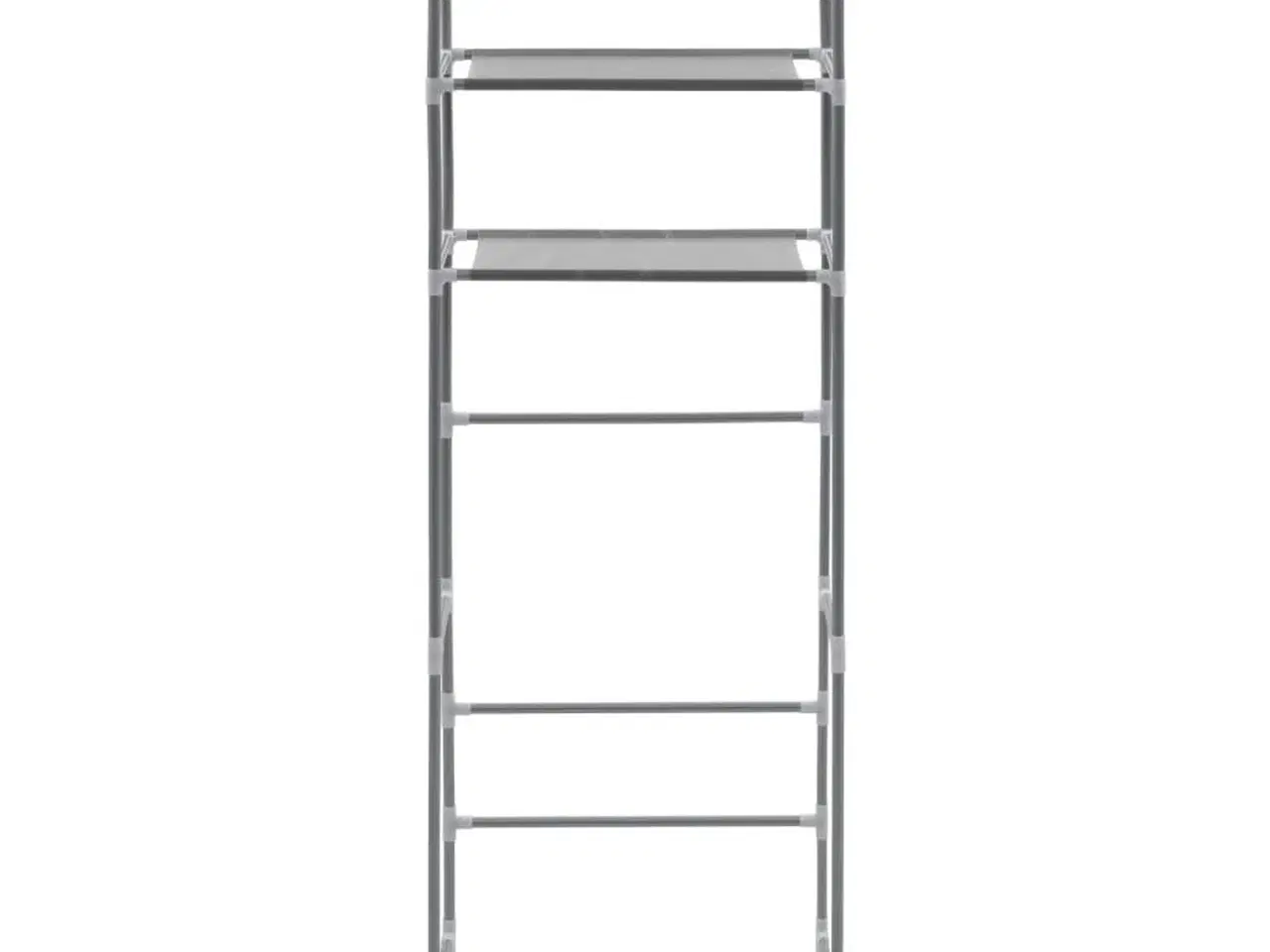 Billede 3 - Opbevaringsstativ med 3 hylder 53x28x169 cm sølvfarvet