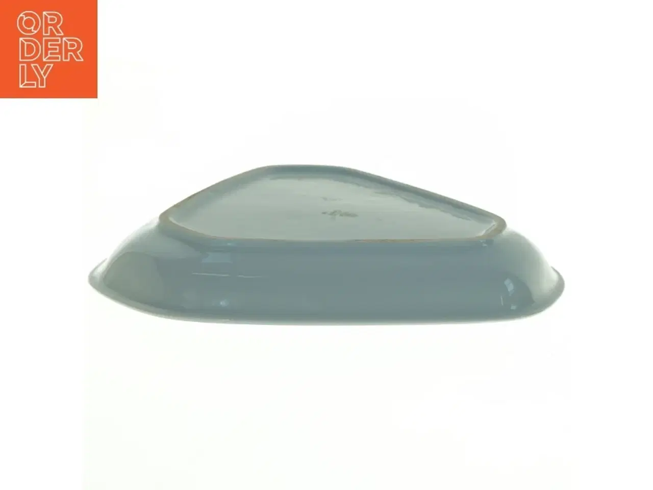 Billede 4 - Trekantet serveringsfad fra Bing Og Grøndahl (str. Diameter 23,5 cm)