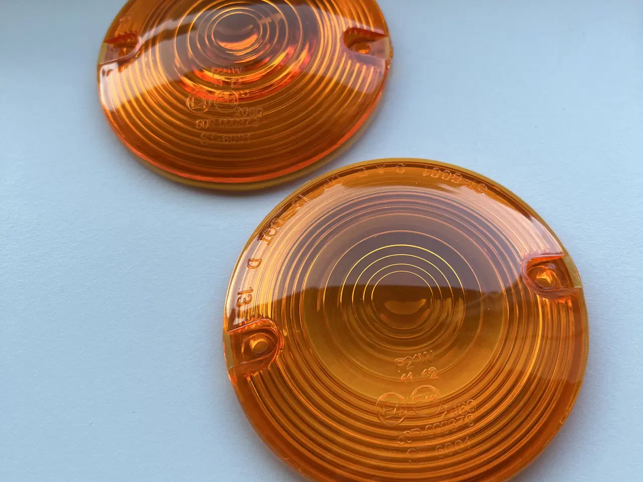 Billede 5 - Blinklysglas til Harley-Davidson tonet og orange