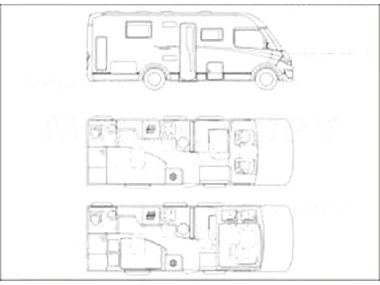 Billede 5 - 2013 - Adria Sonic Axess   Dobbeltseng - hæve/sænkeseng - plads og luft.