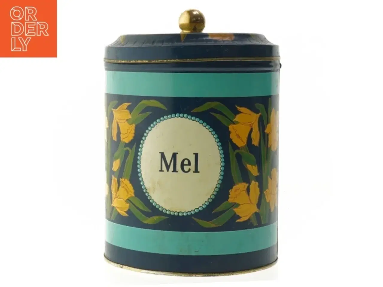Billede 4 - Irma mel dåse (str. Ø. 13 cm. længde, 16,5 cm) fra Irma