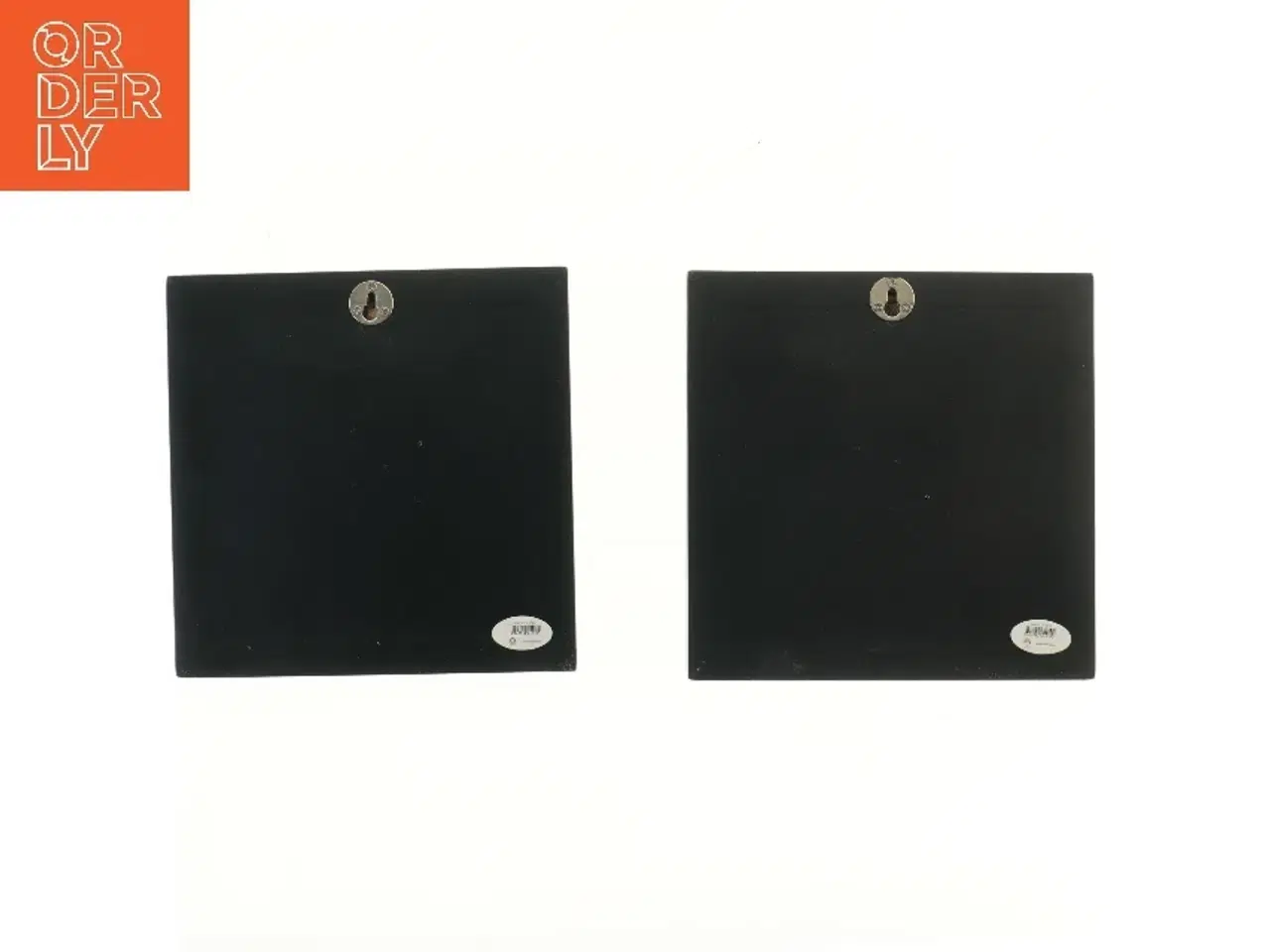 Billede 2 - Dekorative billeder med sorte rammer (str. 2 stk 23x23x4,5 cm)