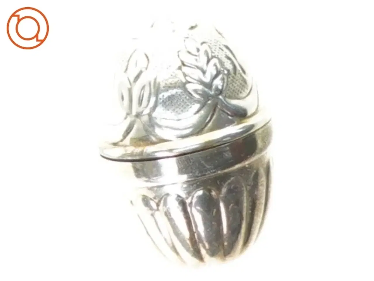 Billede 5 - Pynte æg i metal (str. 7 x 5 cm)