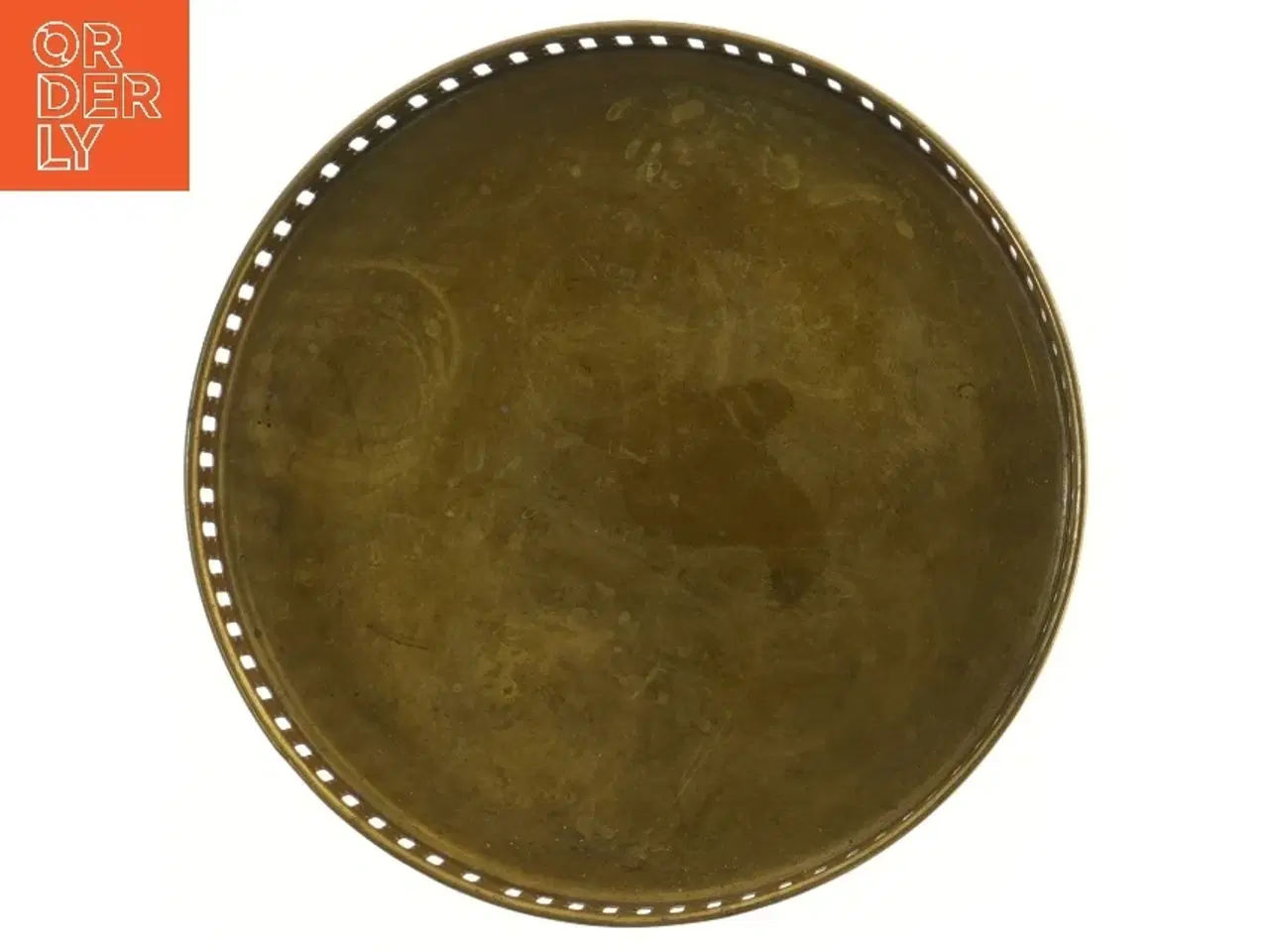 Billede 2 - Rund bakke i messing (str. Ø 23,5 cm)