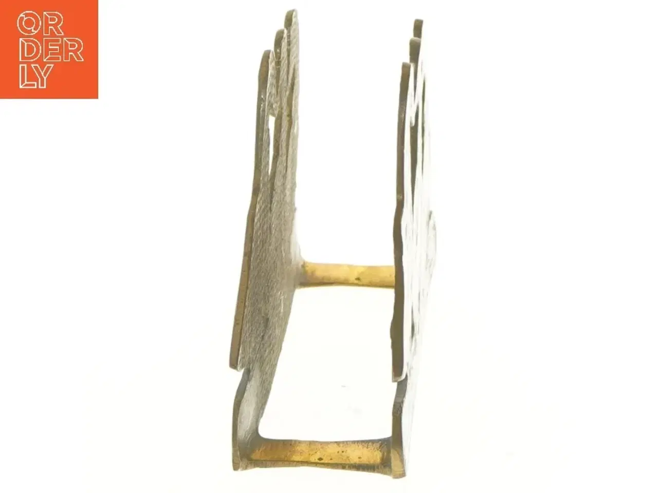 Billede 4 - Messing vintage servietholder med ænder (str. 16x9 cm)