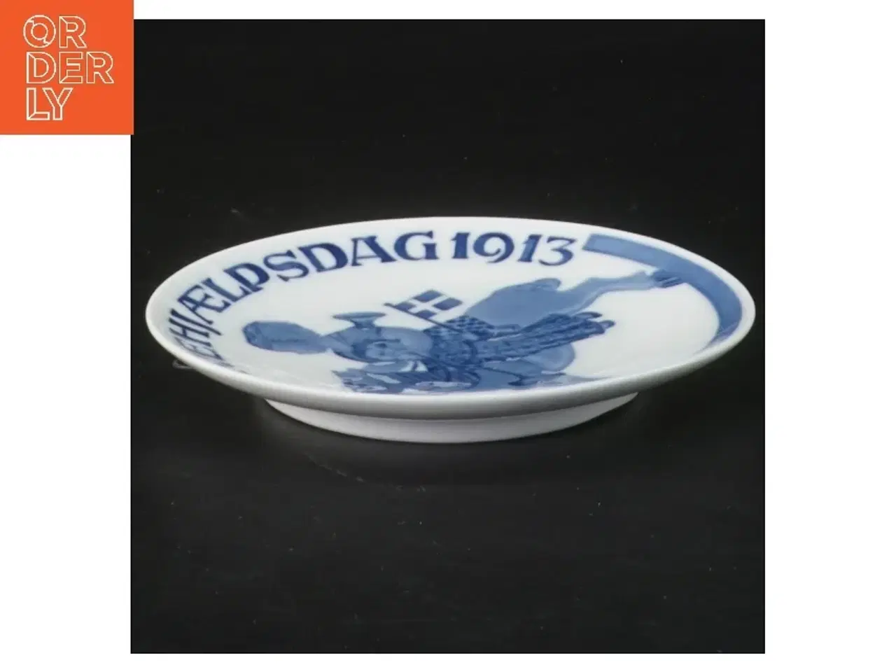 Billede 2 - Børnehjælpsdag 1913 porcelænstallerken fra Royal Copenhagen (str. Ø 12,5 cm)