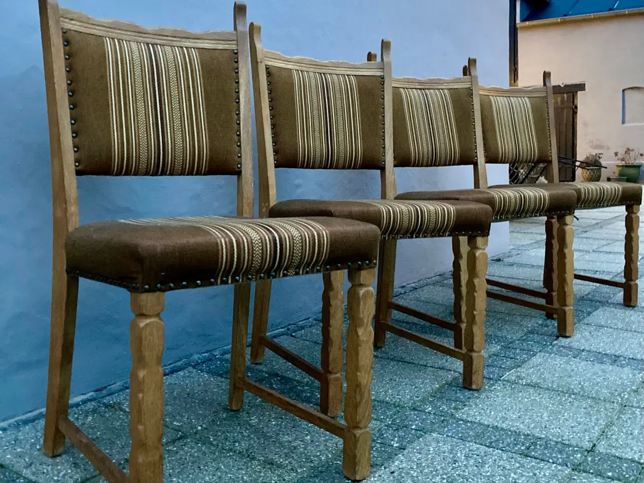 Billede 1 - 4 stole Eg fra 70’erne. Dansk møbelsnedker 