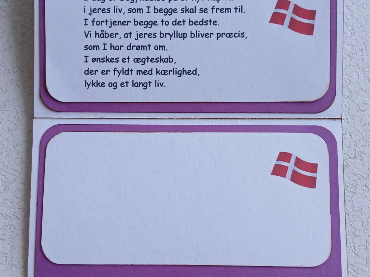 Billede 3 - Bryllupskort sælges. 