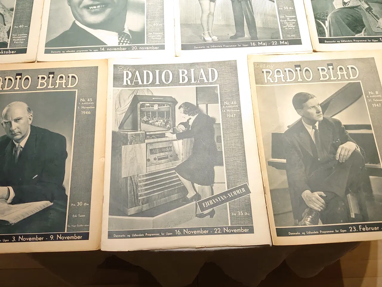 Billede 4 - 11stk "Det ny Radio Blad",senere Se og Hør.1946-50