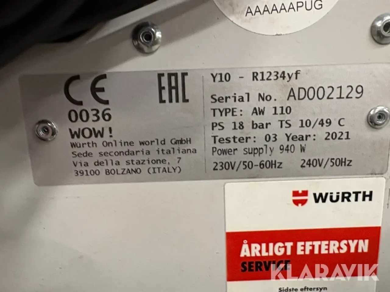 Billede 11 - Aircondition fyldestation til el/hybrid-biler Wow! Coolius Y10