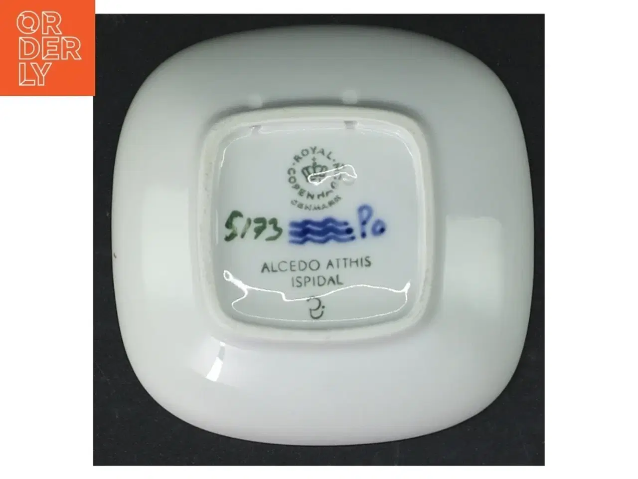 Billede 4 - Royal Copenhagen fad med isfuglmotiv fra Royal Copenhagen (str. 10,5 cm)