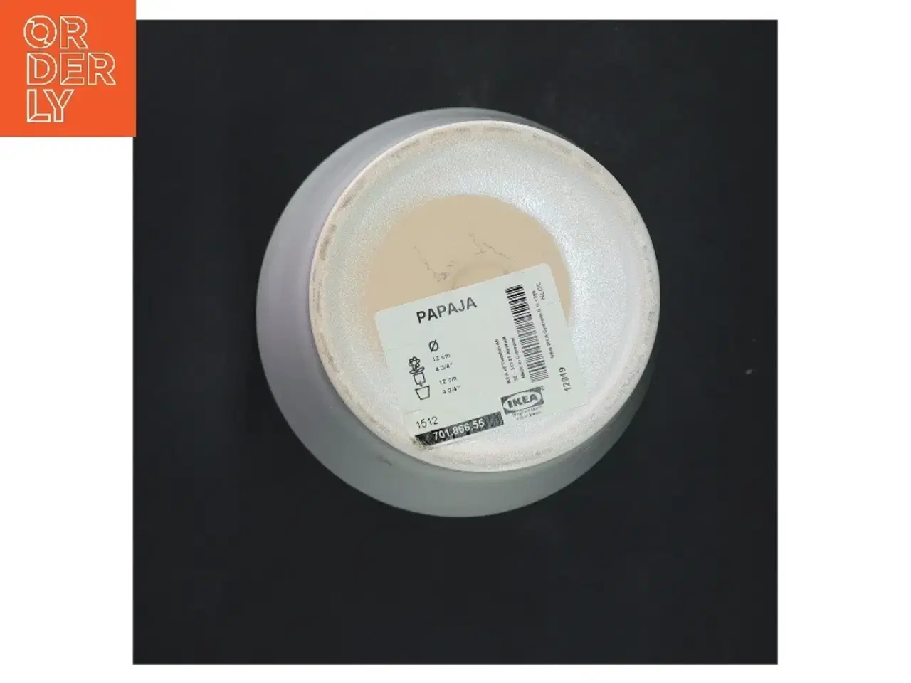 Billede 2 - Hvid keramikvase fra IKEA (str. 20x14 cm)