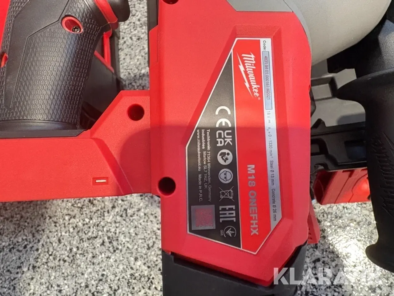 Billede 6 - Slagboremaskine Milwaukee M18 onefhx