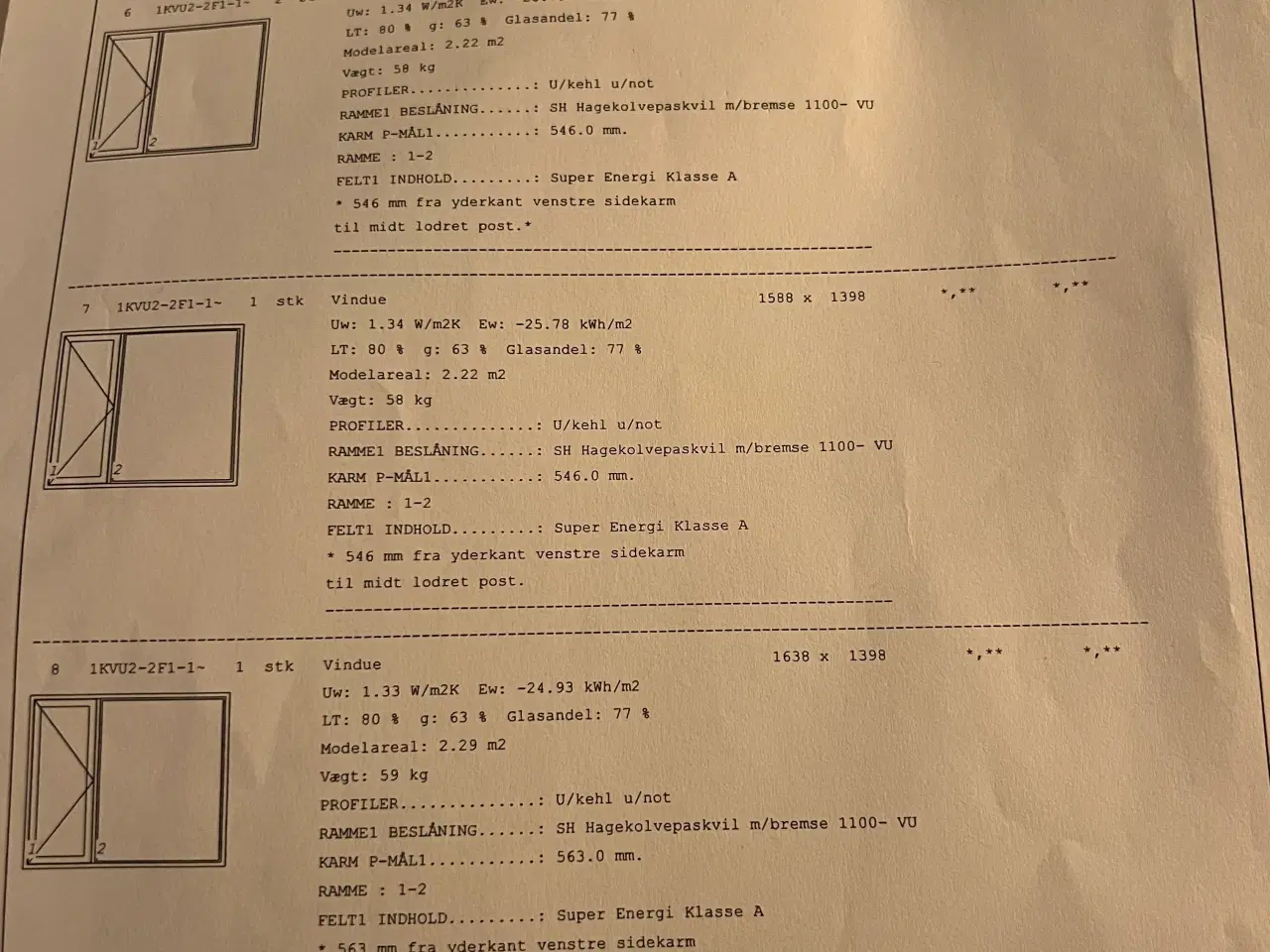 Billede 8 - 🔥 8 stk OUTLINE Havedør & Vinduer, 2 lags glas