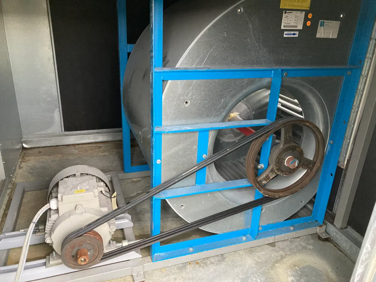 Billede 7 - Ventilationsanlæg med krydsvarmeveksler