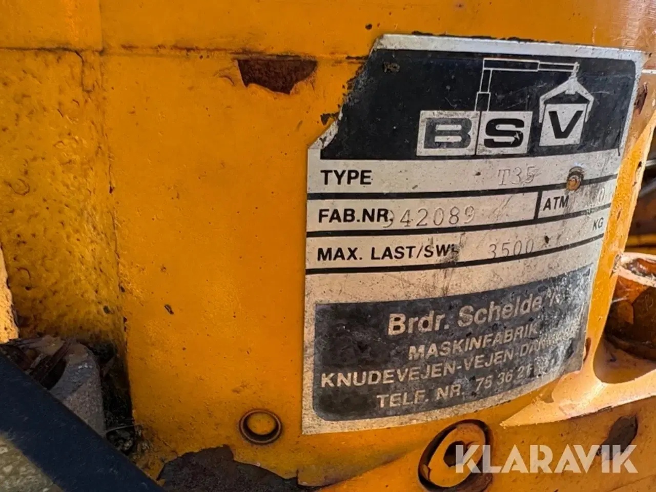 Billede 5 - Hydraulisk Svelletang Bsv T35