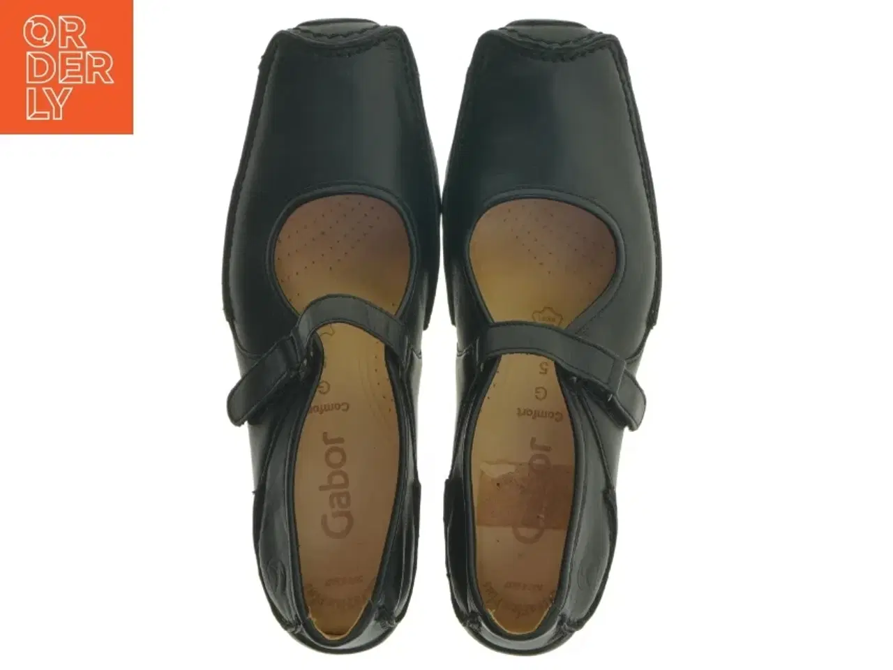Billede 6 - Sort Gabor damesko med rem fra Gabor str. 37(længde 26)