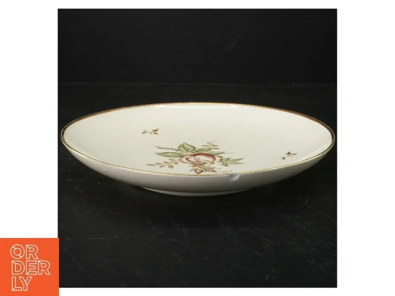 Billede 2 - Porcelænsskål med blomstermotiv fra B&G (str. 24,5 cm)