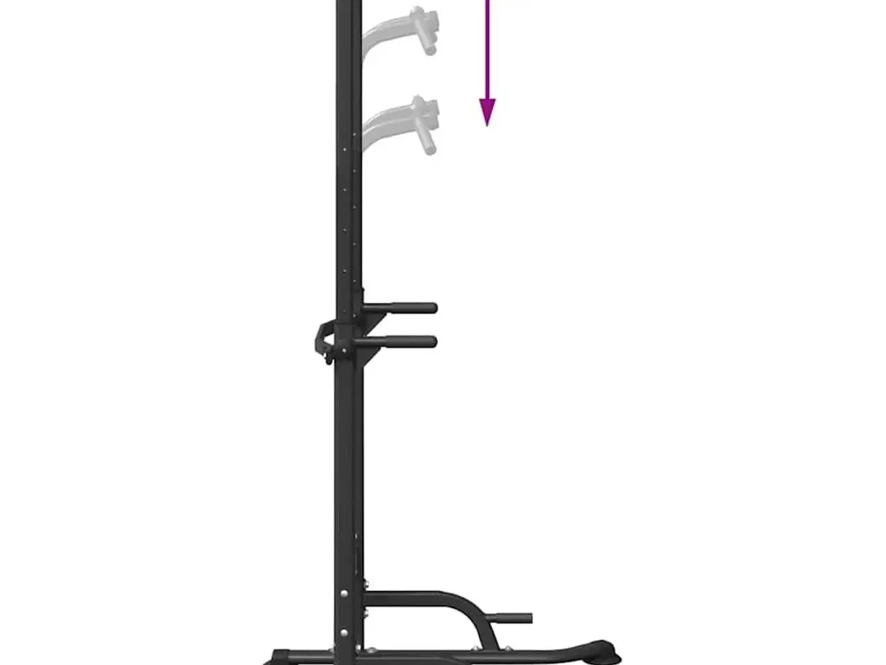 Billede 6 - Power Tårn Dip Station Andet Sort 95 x 102 x (160-210) cm