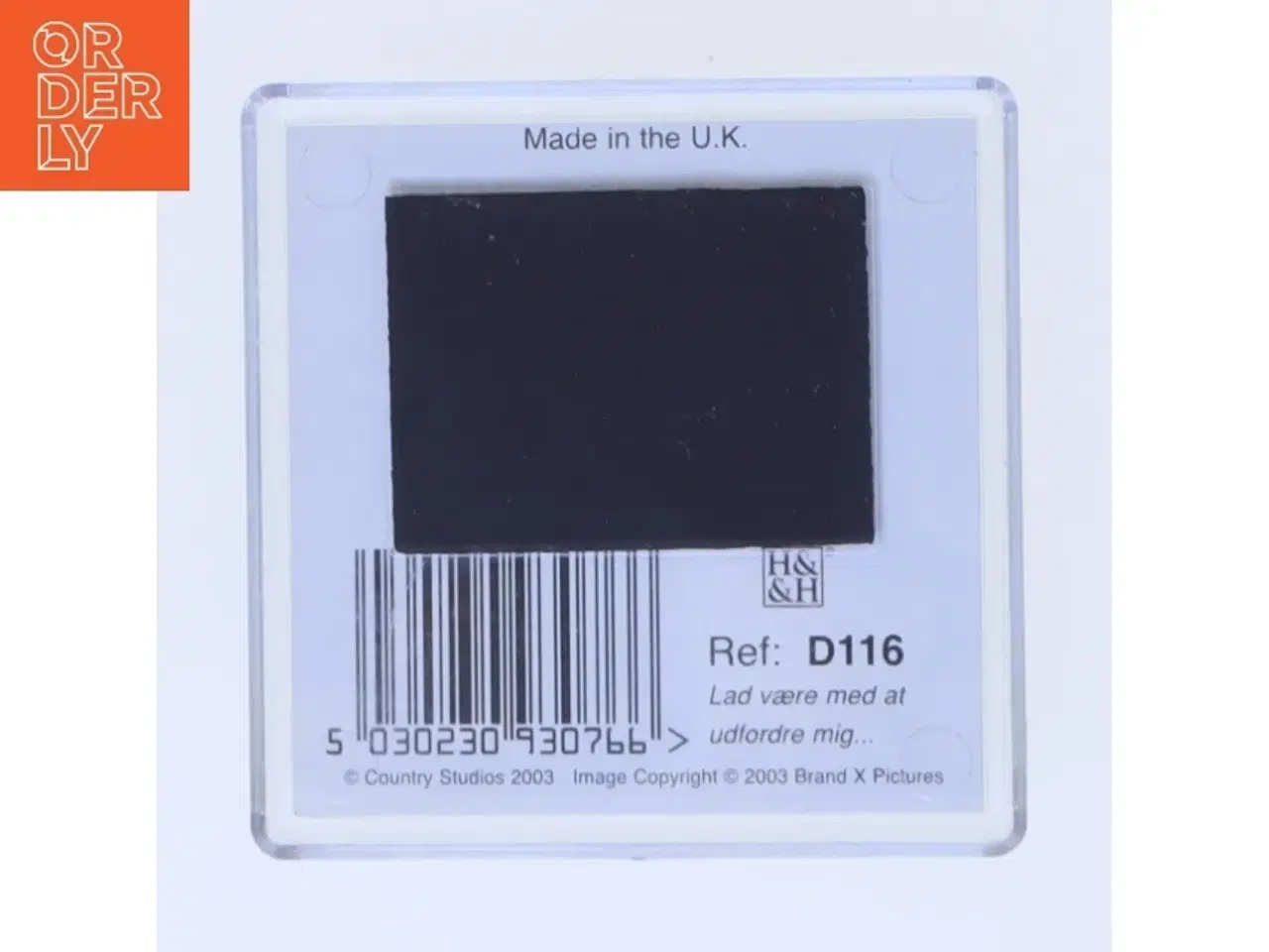 Billede 2 - Sjov køleskabsmagnet fra H&H (str. 6,5x6,5 cm)